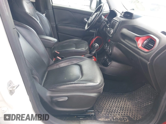 2016 Jeep Renegade Trailhawk with VIN ZACCJBCT7GPD02904, listed as a IAAI auction lot 42162503 with 133,511 mi miles and . Bid and sale history available at carsss.com. Image 5.