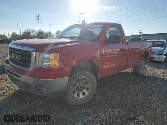 2011 GMC Sierra 1500 Work Truck z VIN 1GTN1TE08BZ286725, wystawiony jako Copart lot #79649544 z przebiegiem Nie podano mil oraz Tytuł czysty. Historia ofert i sprzedaży dostępna na DreamBid. Obrazek 1.