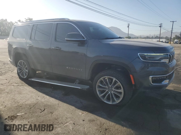 2022 Jeep Wagoneer Series III with VIN 1C4SJVDT5NS150897, listed as a Copart auction lot 61303065 with 80,148 mi miles and Salvage title. Bid and sale history available at DreamBid. Image 4.