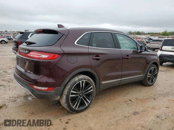 2018 Lincoln MKC Reserve with VIN 5LMTJ3DH8JUL31195, listed as a Copart auction lot 51483935 with 57,104 mi miles and Salvage title. Bid and sale history available at DreamBid. Image 3.