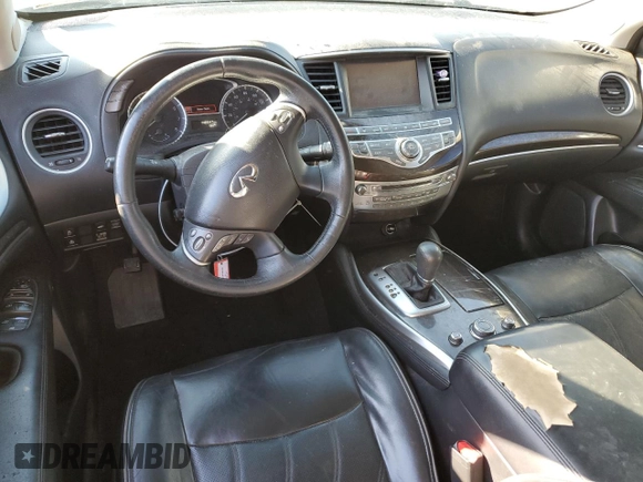 2015 Infiniti QX60 with VIN 5N1AL0MM7FC526329, listed as a Copart auction lot 48662545 with 148,547 mi miles and Salvage Title. Bid and sale history available at DreamBid. Image 8.