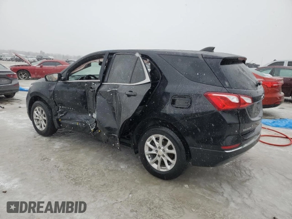 2021 Chevrolet Equinox LT with VIN 3GNAXUEV3ML306976, listed as a Copart auction lot 43698715 with 91,734 mi miles and Non Repairable. Bid and sale history available at DreamBid. Image 2.