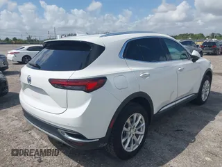 2021 Buick Envision Preferred with VIN LRBAZLR44MD073242, listed as a IAAI auction lot 41947075 with 31,335 mi miles and . Bid and sale history available at DreamBid. Image 4.