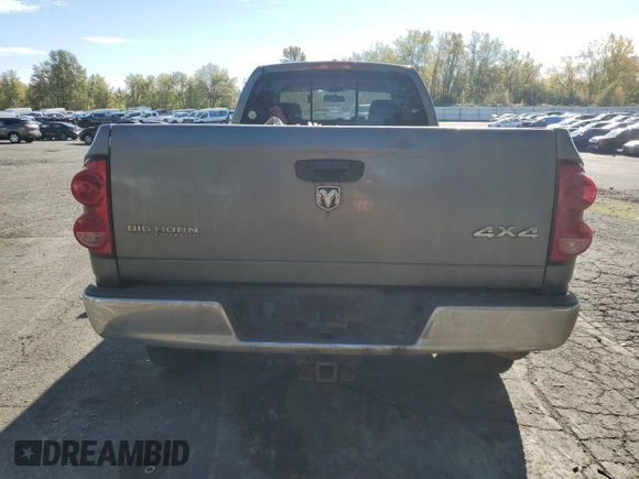 2007 Dodge Ram 2500 SLT with VIN 3D7KS28A07G839699, listed as a Copart auction lot 74233614 with 126,771 mi miles and Clean Title. Bid and sale history available at carsss.com. Image 6.