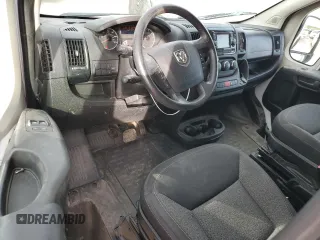 2017 Ram ProMaster Cargo with VIN 3C6TRVBG4HE538284, listed as a Copart auction lot 87117614 with 142,477 mi miles and Salvage Title. Bid and sale history available at DreamBid. Image 8.