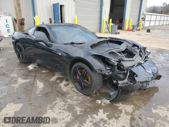 2016 Chevrolet Corvette 1LT with VIN 1G1YB2D77G5115023, listed as a Copart auction lot 37436664 with 56,852 mi miles. Bid and sale history available at carsss.com. Image 4.