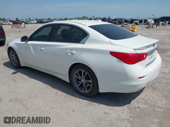 2017 Infiniti Q50 Premium with VIN JN1EV7AP6HM742437, listed as a IAAI auction lot 42018723 with 85,608 mi miles and . Bid and sale history available at DreamBid. Image 3.