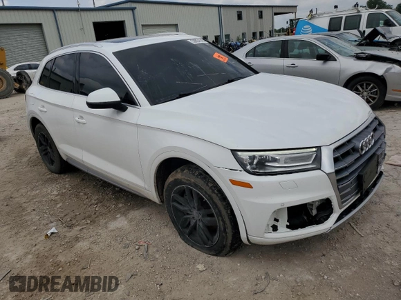 2020 Audi Q5 Premium with VIN WA1ANAFY4L2021302, listed as a Copart auction lot 59854845 with 126,753 mi miles and Clean title. Bid and sale history available at DreamBid. Image 4.