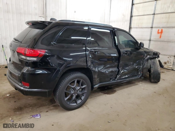 2019 Jeep Grand Cherokee Limited X with VIN 1C4RJFBG1KC583505, listed as a Copart auction lot 48547845 with 99,319 mi miles and Non Repairable. Bid and sale history available at carsss.com. Image 3.