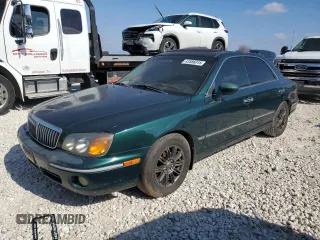 2001 Hyundai XG with VIN KMHFU45D81A097019, listed as a Copart auction lot 43586015 with 198,459 mi miles and Clean Title. Bid and sale history available at carsss.com. Image 1.