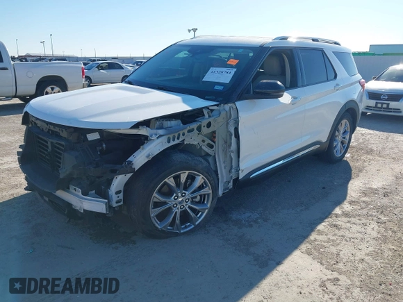 2022 Ford Explorer Limited with VIN 1FMSK7FH0NGA33115, listed as a IAAI auction lot 41328784 with 48,292 mi miles. Bid and sale history available at carsss.com. Image 19.