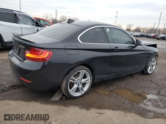 2015 BMW 2 Series 228i xDrive with VIN WBA1F7C51FVX95555, listed as a Copart auction lot 86795714 with 135,008 mi miles and Clean Title. Bid and sale history available at carsss.com. Image 3.