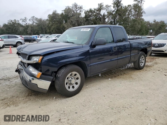 2005 Chevrolet Silverado 1500 LS with VIN 2GCEC19V351362384, listed as a Copart auction lot 45814565 with 78,348 mi miles and Salvage Title. Bid and sale history available at DreamBid. Image 1.