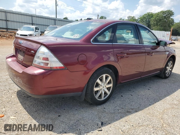 2008 Ford Taurus SEL with VIN 1FAHP24W38G146555, listed as a Copart auction lot 62092825 with 104,180 mi miles and Salvage title. Bid and sale history available at DreamBid. Image 3.