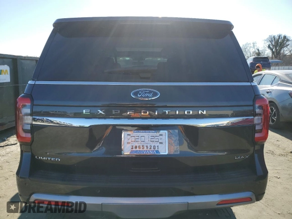 2024 Ford Expedition Max Limited с VIN 1FMJK2A8XREA36711, выставлен на аукционе Copart как лот 42152625 с пробегом 33 805 миль миль и Списание • Salvage title. История ставок и продаж доступна на DreamBid. Изображение 6.