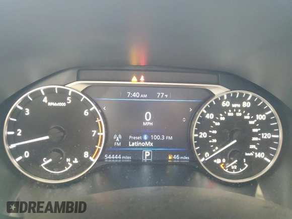 2019 Nissan Altima SR with VIN 1N4BL4CV8KC102104, listed as a Copart auction lot 51347295 with 54,444 mi miles and Salvage Title. Bid and sale history available at DreamBid. Image 9.