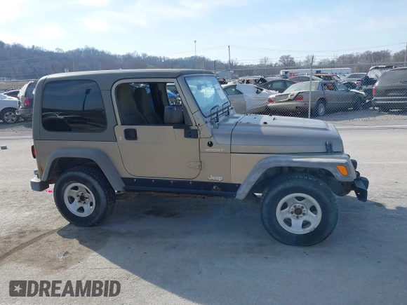 2006 Jeep Wrangler Sport Right Hand Drive with VIN 1J4F449S46P716520, listed as a IAAI auction lot 41763887 with 236,816 mi miles. Bid and sale history available at carsss.com. Image 13.