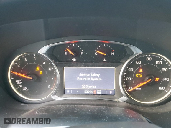 2020 GMC Acadia SLT with VIN 1GKKNULSXLZ152161, listed as a Copart auction lot 48439495 with 53,930 mi miles and Salvage Title. Bid and sale history available at DreamBid. Image 9.