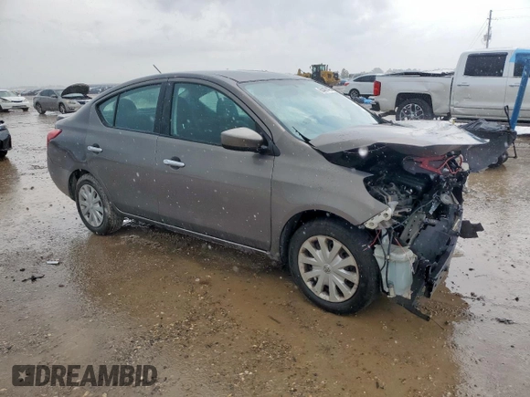 2017 Nissan Versa SV with VIN 3N1CN7AP4HK429118, listed as a Copart auction lot 60467475 with 130,154 mi miles and Salvage title. Bid and sale history available at DreamBid. Image 4.