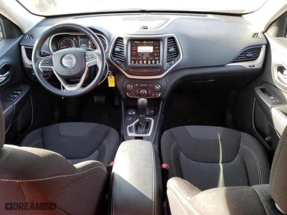 2015 Jeep Cherokee Latitude with VIN 1C4PJMCS1FW788485, listed as a Copart auction lot 48595835 with 18,704 mi miles and Salvage Title. Bid and sale history available at carsss.com. Image 8.