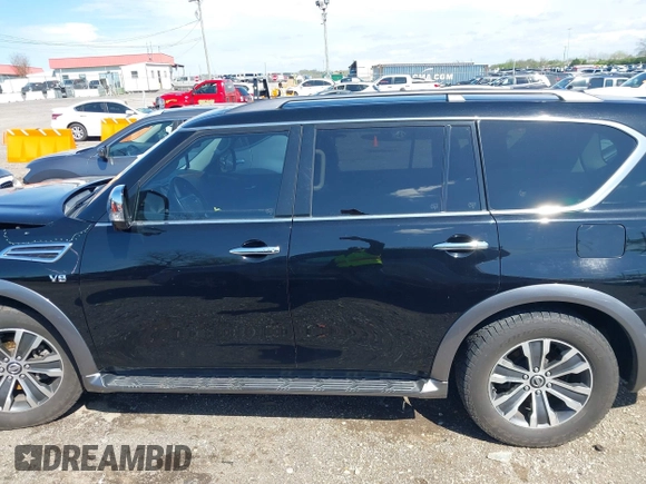 2018 Nissan Armada SL with VIN JN8AY2NC3JX501702, listed as a IAAI auction lot 41972908 with 120,157 mi miles and . Bid and sale history available at DreamBid. Image 15.
