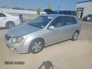 2009 Kia Spectra with VIN KNAFE241895024764, listed as a Copart auction lot 70373994 with 336,690 mi miles and Non Repairable. Bid and sale history available at carsss.com. Image 1.