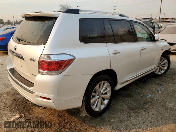 2011 Toyota Highlander Hybrid Limited with VIN JTEDC3EH6B2003044, listed as a Copart auction lot 87972595 with 193,125 mi miles and Salvage Title. Bid and sale history available at carsss.com. Image 3.