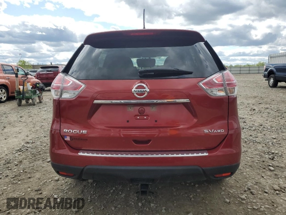 2016 Nissan Rogue SV z VIN KNMAT2MV1GP608320, wystawiony jako Copart lot #57492415 z przebiegiem 121 259 mil mil oraz Nie do naprawy • Non repairable. Historia ofert i sprzedaży dostępna na DreamBid. Obrazek 6.