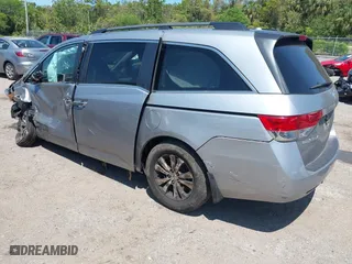2016 Honda Odyssey EX-L with VIN 5FNRL5H68GB025082, listed as a IAAI auction lot 41994995 with 143,955 mi miles. Bid and sale history available at carsss.com. Image 3.