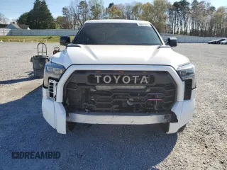 2024 Toyota Tundra TRD Pro Hybrid с VIN 5TFPC5DB5RX050766, выставлен на аукционе Copart как лот 48913315 с пробегом 26 054 миль миль и Списание • Salvage title. История ставок и продаж доступна на DreamBid. Изображение 5.