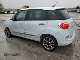 2014 FIAT 500L Lounge z VIN ZFBCFACH4EZ007705, wystawiony jako Copart lot #54527805 z przebiegiem 176 387 mil mil oraz Szkoda całkowita • Salvage title. Historia ofert i sprzedaży dostępna na DreamBid. Obrazek 2.