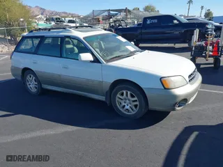 2000 Subaru Legacy Wagon Outback Ltd with VIN 4S3BH6863Y6671197, listed as a IAAI auction lot 41566535 with 253,842 mi miles. Bid and sale history available at carsss.com. Image 1.