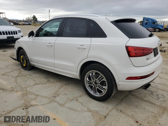2017 Audi Q3 Premium with VIN WA1BCCFS0HR010538, listed as a Copart auction lot 48547445 with 141,489 mi miles and Salvage Title. Bid and sale history available at carsss.com. Image 2.