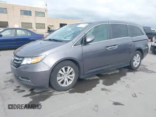 2016 Honda Odyssey EX-L with VIN 5FNRL5H68GB104350, listed as a IAAI auction lot 42023306 with 124,672 mi miles. Bid and sale history available at carsss.com. Image 18.