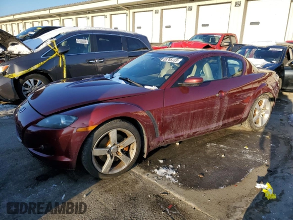 2006 Mazda RX-8 with VIN JM1FE173560205162, listed as a Copart auction lot 88785785 with Not Provided miles and Salvage Title. Bid and sale history available at DreamBid. Image 1.