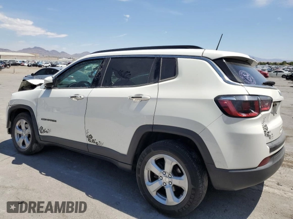 2018 Jeep Compass Latitude z VIN 3C4NJCBB7JT339233, wystawiony jako Copart lot #55175065 z przebiegiem Nie podano mil oraz Szkoda całkowita • Salvage title. Historia ofert i sprzedaży dostępna na DreamBid. Obrazek 2.