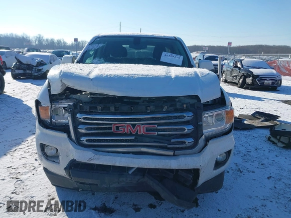2019 GMC Canyon 4WD SLE with VIN 1GTG6CEN1K1301425, listed as a IAAI auction lot 41358278 with 105,106 mi miles. Bid and sale history available at carsss.com. Image 12.