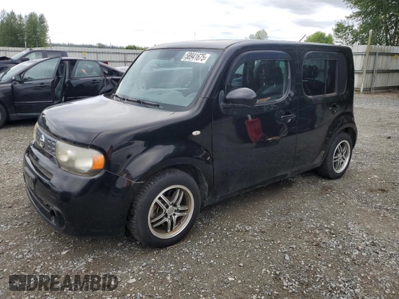 2009 Nissan Cube SL z VIN JN8AZ28RX9T128917, wystawiony jako Copart lot #58941675 z przebiegiem 113 263 mil mil oraz Szkoda całkowita • Salvage title. Historia ofert i sprzedaży dostępna na DreamBid. Obrazek 1.