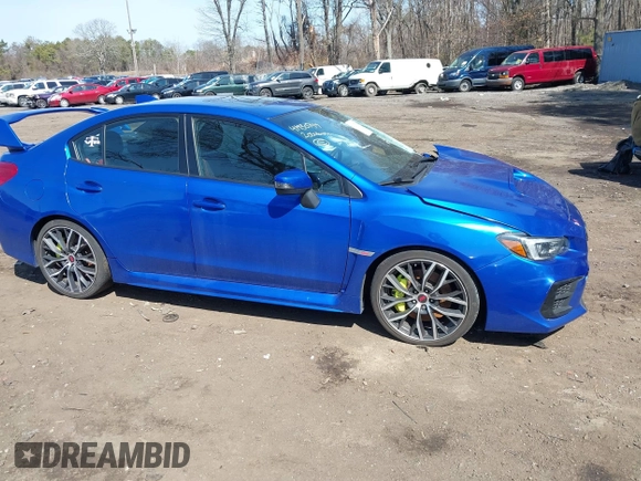 2020 Subaru WRX STI Limited with VIN JF1VA2Y69L9809994, listed as a IAAI auction lot 41930749 with 48,210 mi miles. Bid and sale history available at carsss.com. Image 13.
