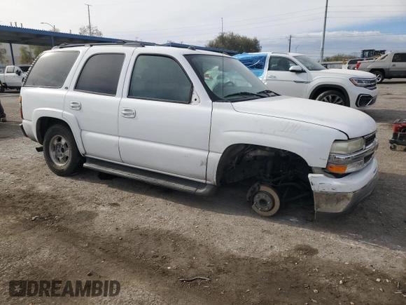 2005 Chevrolet Tahoe LS with VIN 1GNEC13T55R242365, listed as a Copart auction lot 84685624 with 199,968 mi miles and Salvage Title. Bid and sale history available at carsss.com. Image 4.