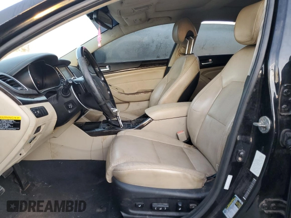 2014 Kia Cadenza Premium with VIN KNALN4D78E5148756, listed as a Copart auction lot 77539394 with 109,296 mi miles and Salvage Title. Bid and sale history available at carsss.com. Image 7.