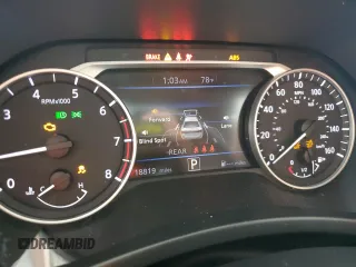 2022 Nissan Sentra SV with VIN 3N1AB8CV3NY298872, listed as a Copart auction lot 52895515 with 18,819 mi miles and Non Repairable. Bid and sale history available at DreamBid. Image 9.