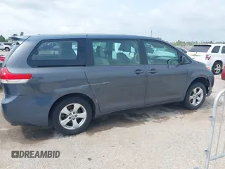 2013 Toyota Sienna L with VIN 5TDZK3DC9DS351449, listed as a IAAI auction lot 42397699 with Not provided miles and . Bid and sale history available at DreamBid. Image 13.