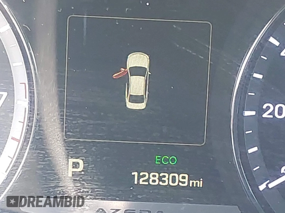 2016 Hyundai Azera Limited with VIN KMHFH4JG7GA536630, listed as a IAAI auction lot 41444129 with 128,309 mi miles and . Bid and sale history available at DreamBid. Image 16.