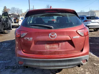 2013 Mazda CX-5 Sport with VIN JM3KE4BE7D0135886, listed as a Copart auction lot 43522095 with 161,344 mi miles and Salvage Title. Bid and sale history available at carsss.com. Image 6.