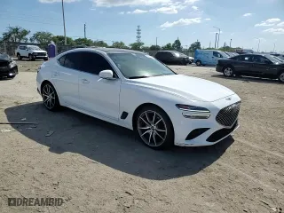 2022 Genesis G70 2.0T with VIN KMTG34TA2NU096216, listed as a Copart auction lot 80650984 with 63,147 mi miles and Non Repairable. Bid and sale history available at carsss.com. Image 10.