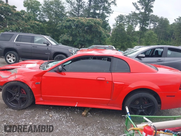2002 Ford Mustang GT Deluxe with VIN 1FAFP42X52F183277, listed as a IAAI auction lot 42483076 with Not provided miles and . Bid and sale history available at DreamBid. Image 14.