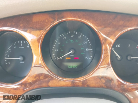 1998 Jaguar XJ with VIN SAJHX1241WC819418, listed as a IAAI auction lot 42456539 with 126,457 mi miles and . Bid and sale history available at DreamBid. Image 7.