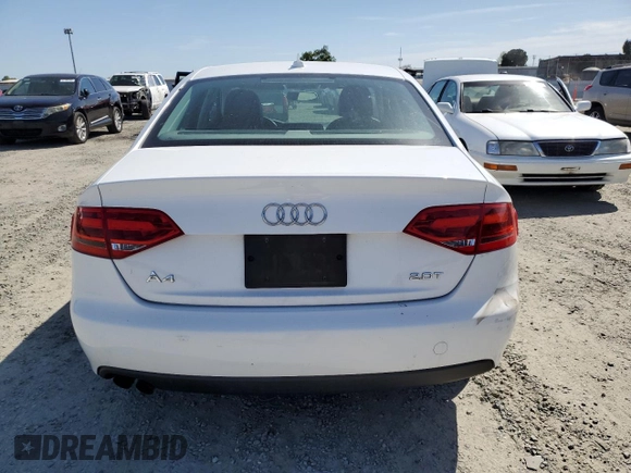 2010 Audi A4 2.0T Premium with VIN WAUAFAFLXAN053218, listed as a Copart auction lot 51834835 with 166,238 mi miles and Clean Title. Bid and sale history available at carsss.com. Image 6.