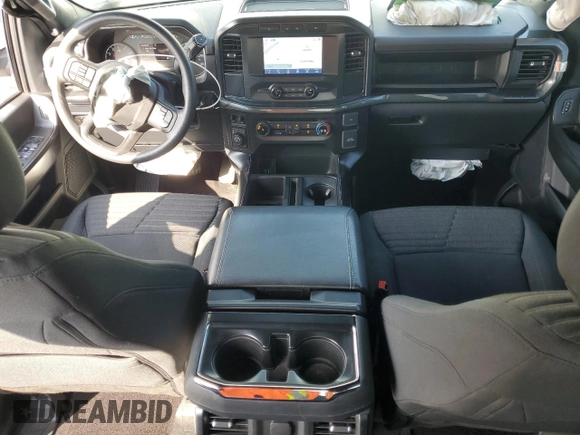 2022 Ford F-150 XL with VIN 1FTFW1E50NFA71691, listed as a Copart auction lot 55282625 with 47,492 mi miles and Salvage title. Bid and sale history available at DreamBid. Image 8.